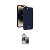ieg™ iPhone 15 Pro Max Kılıf Vadi Çizgi Prime - Siyah Vanessa Magic Hayalet Cam