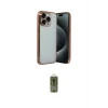 ieg™ iPhone 15 Pro Max Kılıf Vadi Minimal - Siyah Joko Magic 5D Hayalet Cam