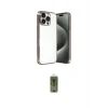 ieg™ iPhone 15 Pro Max Kılıf Vadi Minimal - Siyah Joko Magic 5D Hayalet Cam