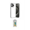 ieg™ iPhone 15 Pro Max Kılıf Vadi Minimal - Siyah Polymer Nano Ekran Koruyucu
