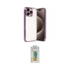 ieg™ iPhone 15 Pro Max Kılıf Vadi Minimal - Siyah Polymer Nano Ekran Koruyucu
