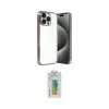 ieg™ iPhone 15 Pro Max Kılıf Vadi Minimal - Siyah Polymer Nano Ekran Koruyucu