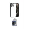 ieg™ iPhone 15 Pro Max Kılıf Vadi Minimal - Siyah Vanessa Magic Cam