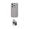 ieg™ iPhone 15 Pro Max Kılıf Vadi Özel Seri - Siyah Vanessa Magic Hayalet Cam