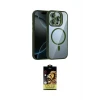 ieg™ iPhone 15 Pro Max Kılıf Yadigar Asil Koleksiyonu - Siyah Buffer Cam Ekran Koruyucu