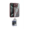 ieg™ iPhone 15 Pro Max Kılıf Yadigar Asil Koleksiyonu - Siyah Vanessa Magic Cam