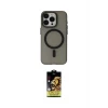 ieg™ iPhone 15 Pro Max Kılıf Yadigar Işık - Siyah Buffer Cam Ekran Koruyucu