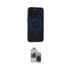 ieg™ iPhone 15 Pro Max Kılıf Yadigar Işık - Siyah Vanessa Magic Hayalet Cam
