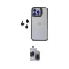 ieg™ iPhone 15 Pro Max Kılıf Yankı Asil Serisi - Siyah Vanessa Magic Hayalet Cam