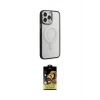 ieg™ iPhone 15 Pro Max Kılıf Yankı Işık Özel Seri - Siyah Buffer Cam Ekran Koruyucu