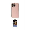 ieg™ iPhone 15 Pro Max Kılıf Yankı Serisi - Siyah Buffer Hayalet Cam Ekran Koruyucu