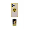 ieg™ iPhone 15 Pro Max Kılıf Yörünge Çizgi - Siyah Buffer Cam Ekran Koruyucu