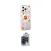 ieg™ iPhone 15 Pro Max Kılıf Yörünge Işık Prime - Siyah Vanessa Magic Cam