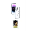 ieg™ iPhone 15 Pro Max Kılıf Yörünge Klasik - Siyah Buffer Cam Ekran Koruyucu