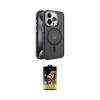 ieg™ iPhone 15 Pro Max Kılıf Yörünge Klasik - Siyah Buffer Cam Ekran Koruyucu