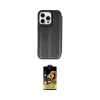 ieg™ iPhone 15 Pro Max Kılıf Zirve Yansıma Serisi - Siyah Buffer Cam Ekran Koruyucu