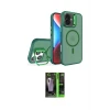 ieg™ iPhone 16 Kılıf Akış Form - Şeffaf 360 Full Body Arka Koruyucu