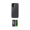 ieg™ iPhone 16 Kılıf Eksen Prime - Şeffaf 360 Full Body Arka Koruyucu