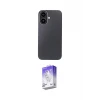 ieg™ iPhone 16 Kılıf Eksen Prime - Siyah Bilvis 5in1 3D Magic Cam Ekran Koruyucu
