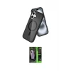 ieg™ iPhone 16 Kılıf Nova Asil Prime - Şeffaf 360 Full Body Arka Koruyucu