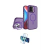 ieg™ iPhone 16 Plus Kılıf Akış Form - Siyah 3D Antistatik Cam Ekran Koruyucu