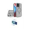 ieg™ iPhone 16 Plus Kılıf Akış Form - Siyah 3D Antistatik Cam Ekran Koruyucu