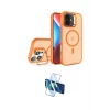 ieg™ iPhone 16 Plus Kılıf Akış Form - Siyah 3D Antistatik Cam Ekran Koruyucu