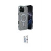 ieg™ iPhone 16 Pro Kılıf Eksen Çizgi - Siyah Bilvis 0.18mm Plus Cam Ekran Koruyucu