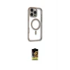 ieg™ iPhone 16 Pro Kılıf Eksen Klasik Koleksiyonu - Siyah Buffer Cam Ekran Koruyucu