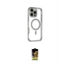 ieg™ iPhone 16 Pro Kılıf Eksen Klasik Koleksiyonu - Siyah Buffer Cam Ekran Koruyucu