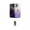 ieg™ iPhone 16 Pro Kılıf Eksen Minimal Özel Seri - Siyah Joko Magic 5D Hayalet Cam