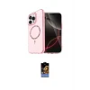 ieg™ iPhone 16 Pro Kılıf Kıvılcım Form Prime - Siyah Buffer Hayalet Cam Ekran Koruyucu