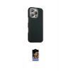 ieg™ iPhone 16 Pro Kılıf Kozmos Klasik Prime - Siyah Buffer Hayalet Cam Ekran Koruyucu
