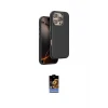 ieg™ iPhone 16 Pro Kılıf Kutup Modern - Siyah Buffer Hayalet Cam Ekran Koruyucu