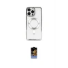 ieg™ iPhone 16 Pro Kılıf Nova Işık Özel Seri - Siyah Buffer Hayalet Cam Ekran Koruyucu