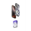 ieg™ iPhone 16 Pro Kılıf Siluet Doku - Siyah Bilvis 5in1 3D Magic Cam Ekran Koruyucu