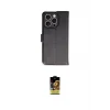 ieg™ iPhone 16 Pro Kılıf Siluet Işık Serisi - Siyah Buffer Cam Ekran Koruyucu