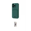 ieg™ iPhone 16 Pro Kılıf Vadi Çizgi Prime - Siyah Bilvis 3D Cam Ekran Koruyucu