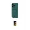 ieg™ iPhone 16 Pro Kılıf Vadi Çizgi Prime - Siyah Buffer Cam Ekran Koruyucu