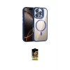ieg™ iPhone 16 Pro Kılıf Yadigar Asil Koleksiyonu - Siyah Buffer Cam Ekran Koruyucu
