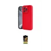 ieg™ iPhone 16 Pro Kılıf Yankı Yansıma Özel Seri - Siyah Buffer Cam Ekran Koruyucu