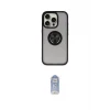 ieg™ iPhone 16 Pro Kılıf Yörünge Çizgi - Siyah Joko Magic 5D Cam