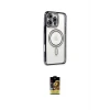 ieg™ iPhone 16 Pro Kılıf Zirve Doku Prime - Siyah Buffer Cam Ekran Koruyucu