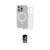 ieg™ iPhone 16 Pro Max Kılıf Çekirdek Klasik - Siyah Buffer Hayalet Cam Ekran Koruyucu