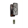 ieg™ iPhone 16 Pro Max Kılıf Çekirdek Minimal Prime - Siyah Joko Magic 5D Hayalet Cam