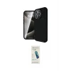ieg™ iPhone 16 Pro Max Kılıf Eksen Form Prime - Şeffaf Pasifik Cam Ekran Koruyucu