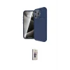 ieg™ iPhone 16 Pro Max Kılıf Eksen Form Prime - Siyah Bilvis 3D Cam Ekran Koruyucu