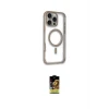 ieg™ iPhone 16 Pro Max Kılıf Eksen Klasik Koleksiyonu - Siyah Buffer Cam Ekran Koruyucu
