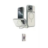 ieg™ iPhone 16 Pro Max Kılıf İz Modern Prime - Siyah Bilvis 3D Cam Ekran Koruyucu