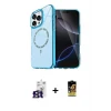 ieg™ iPhone 16 Pro Max Kılıf Kıvılcım Form Prime - Siyah Buffer Cam Ekran Koruyucu + Bilvis Titan Kamera Lens - TMGI
